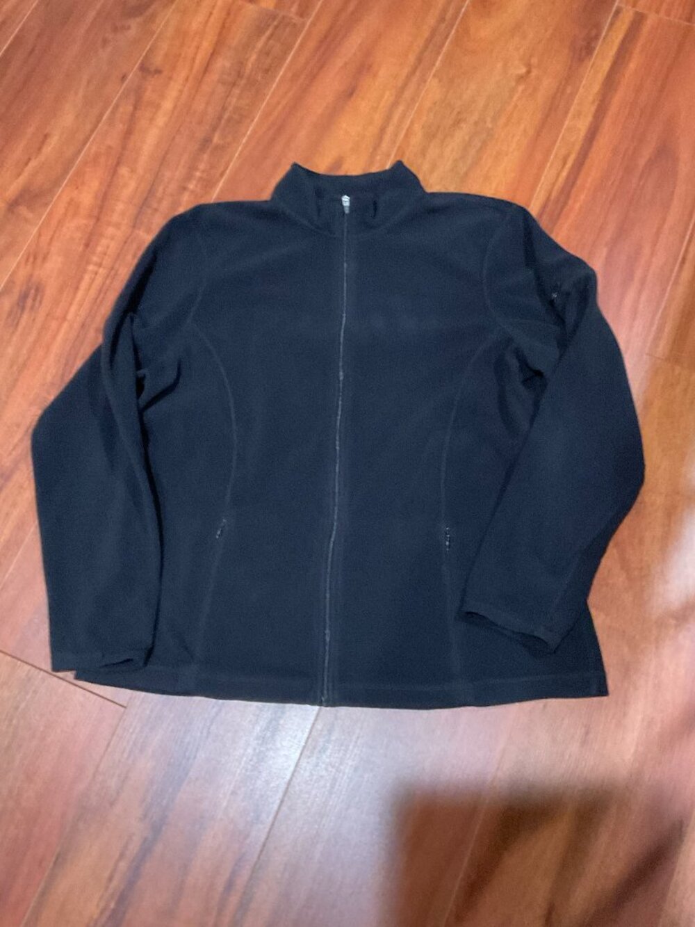 L.L. Bean Fitness Fleece Full Zip Jacket - XL - True Black